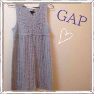 ギャップ(GAP)のGAP*ニット素材ロングチュニック(ニット/セーター)