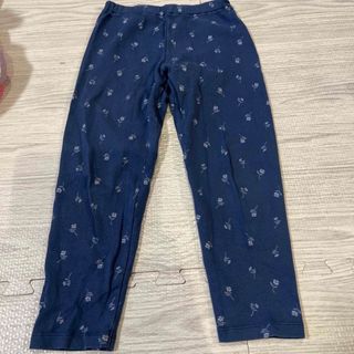 ユニクロ(UNIQLO)の長ズボン　紺色花柄　グレー花柄　ユニクロ　110(パンツ/スパッツ)