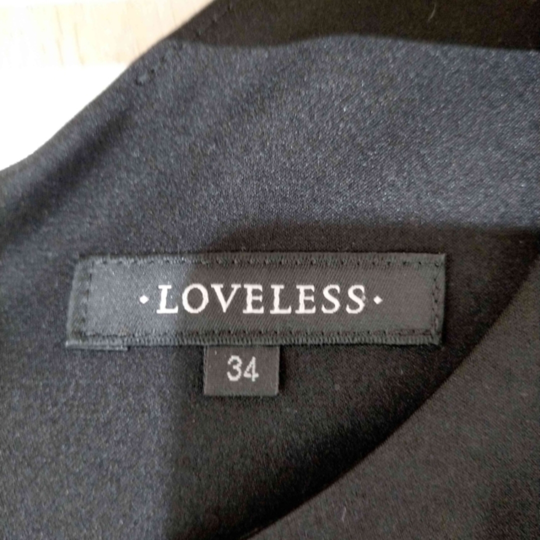 LOVELESS(ラブレス)のLOVELESS(ラブレス) ツイード切替 ノースリーブワンピース レディース レディースのワンピース(その他)の商品写真