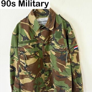 ミリタリー(MILITARY)の90s オランダ軍　DPMカモ　フィールドジャケット　古着　ミリタリー(ミリタリージャケット)