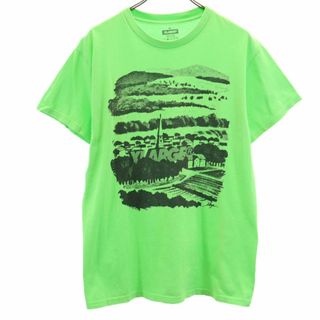 エクストララージ(XLARGE)のエクストララージ USA製 プリント 半袖 Tシャツ M グリーン系 XLARGE メンズ 古着 【240331】 メール便可(Tシャツ/カットソー(半袖/袖なし))