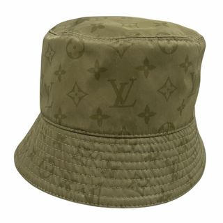 LOUIS VUITTON - LOUIS VUITTON ルイ・ヴィトン 品番 M7013M リバーシブル ハット ライトカーキ×ネイビー 正規品 / 33780