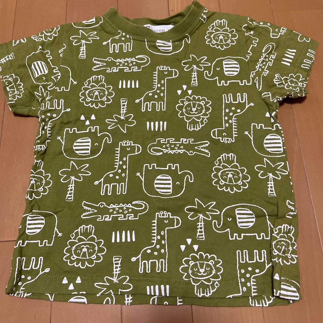 アニマルTシャツ　110 キッズ/ベビー/マタニティのキッズ服男の子用(90cm~)(Tシャツ/カットソー)の商品写真