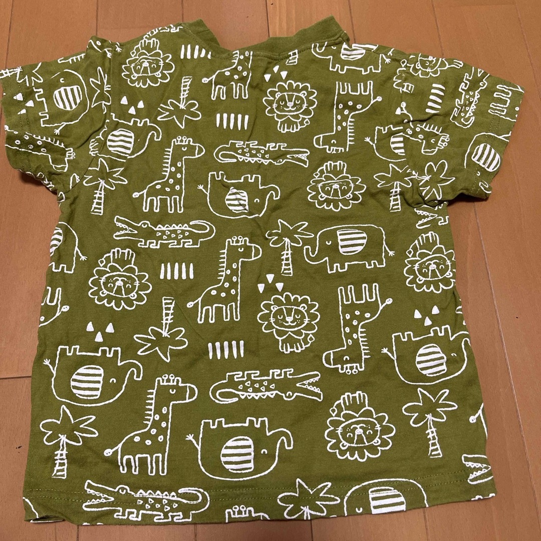 アニマルTシャツ　110 キッズ/ベビー/マタニティのキッズ服男の子用(90cm~)(Tシャツ/カットソー)の商品写真
