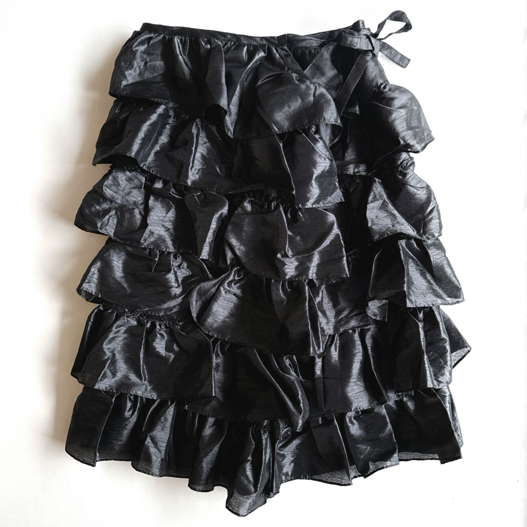 《美品》COMME des GARCONS ティアードスカート ブラック | フリマアプリ ラクマ
