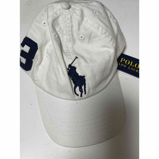 ラルフローレン(Ralph Lauren)のラルフローレンキャップ　ホワイト　未使用(キャップ)