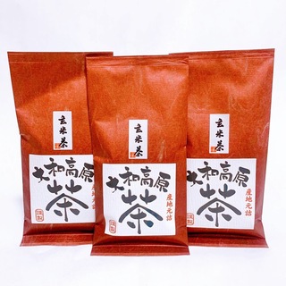 中尾農園　奈良県産　大和茶　玄米茶　3本セット(茶)