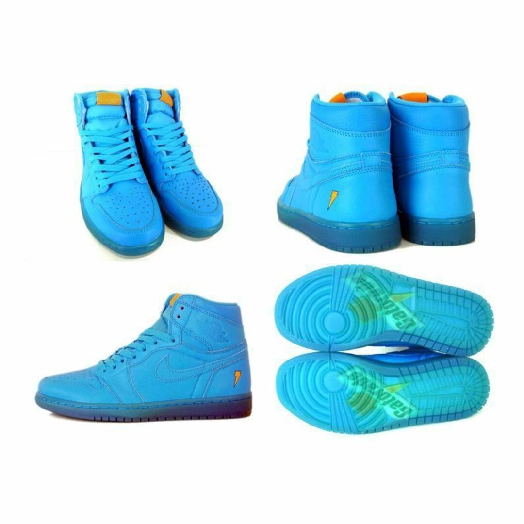 NIKE(ナイキ)のナイキ NIKE ■ 【 AIR JORDAN 1 RETRO HIGH OG Gatorade Blue Lagoon AJ5997 455 】 エア ジョーダン 1 レトロ ハイ ゲータレード ブルー ラグーン スニーカー　f19427 メンズの靴/シューズ(スニーカー)の商品写真