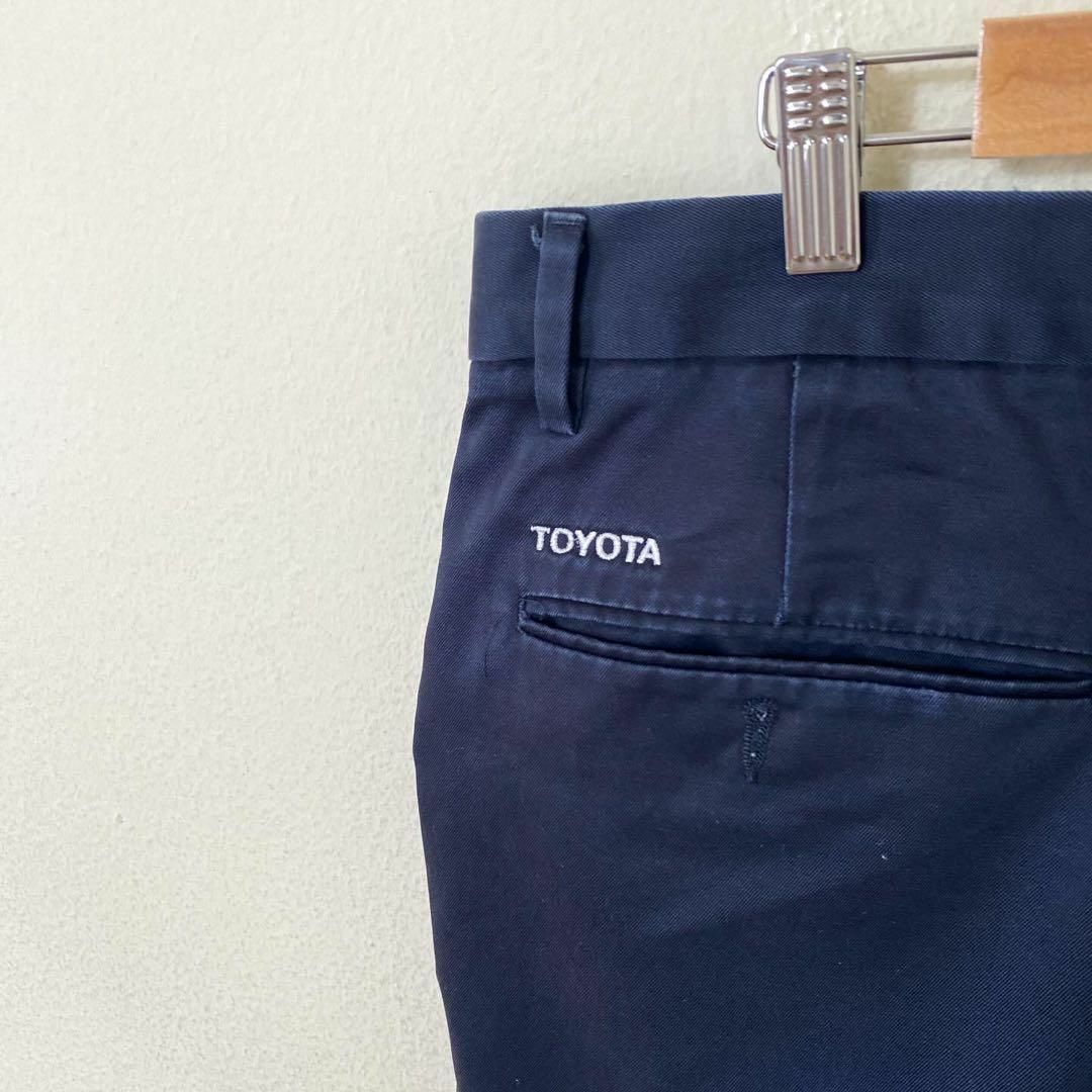 VINTAGE(ヴィンテージ)のDOCKERS×TOYOTA 企業ロゴ　2タックチノ　古着　アメカジ　ストリート メンズのパンツ(チノパン)の商品写真