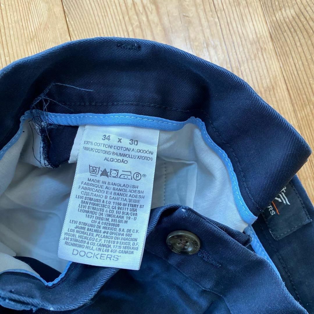 VINTAGE(ヴィンテージ)のDOCKERS×TOYOTA 企業ロゴ　2タックチノ　古着　アメカジ　ストリート メンズのパンツ(チノパン)の商品写真