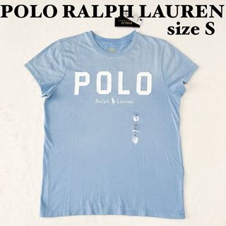 ポロラルフローレン(POLO RALPH LAUREN)の【新品未使用タグ付き】ポロラルフローレン　レディース半袖Tシャツ　水色　Sサイズ(Tシャツ(半袖/袖なし))