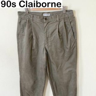 ヴィンテージ(VINTAGE)の90s Claiborne 2タックチノ　チノパン　古着　アメカジ　ストリート(チノパン)