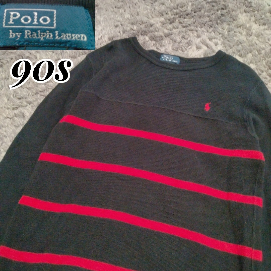 POLO RALPH LAUREN(ポロラルフローレン)のポロラルフローレン    90s 00s ポニー刺繍　カットソー レディースのトップス(カットソー(長袖/七分))の商品写真