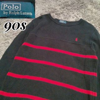 ポロラルフローレン(POLO RALPH LAUREN)のポロラルフローレン    90s 00s ポニー刺繍　カットソー(カットソー(長袖/七分))