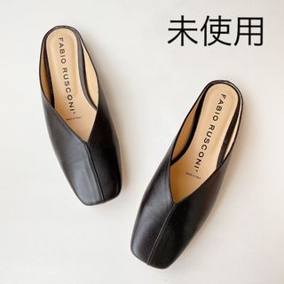 【未使用】フラットミュールサンダル◇37 23.5cm24cmファビオルスコーニ