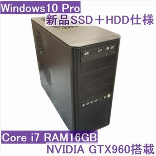 msi - ●組立ゲーミングPC●Win10Pro i7 16GB GTX960 ブルーレイ