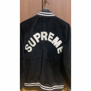 シュプリーム(Supreme)のSupreme - Suede Varsity Jacket (スタジャン)