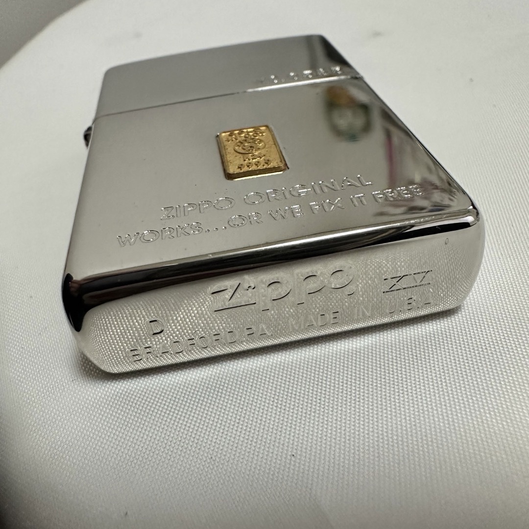 ZIPPO(ジッポー)のZIPPO GOLD IN GOLD K24 純金 メンズのファッション小物(タバコグッズ)の商品写真