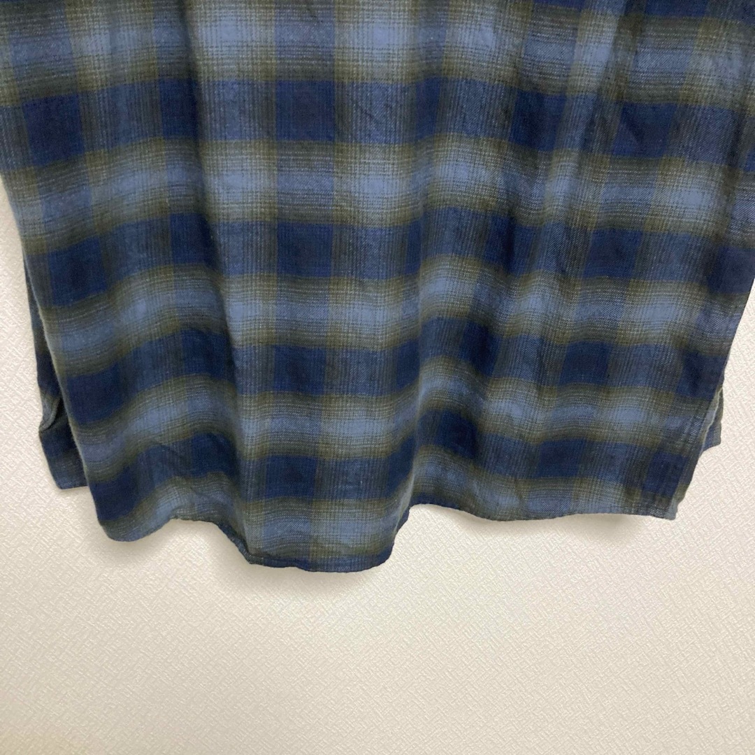 UNIQLO(ユニクロ)のユニクロ オンブレチェック チェック シャツ ネルシャツ アメカジ 長袖 XXL メンズのトップス(シャツ)の商品写真