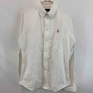 ポロラルフローレン(POLO RALPH LAUREN)のRALPH LAUREN ラルフローレン メンズ 長袖シャツ　ホワイト　CUSTOM FIT(シャツ)