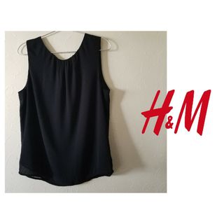 エイチアンドエム(H&M)のH&M ドットシースルートップス(カットソー(半袖/袖なし))