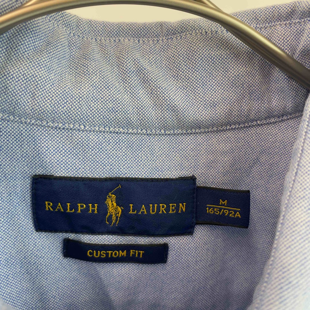 POLO RALPH LAUREN(ポロラルフローレン)のRALPH LAUREN ラルフローレン メンズ 長袖シャツ　ブルー　カスタムフィット メンズのトップス(シャツ)の商品写真