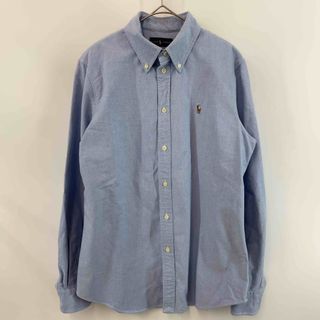 ポロラルフローレン(POLO RALPH LAUREN)のRALPH LAUREN ラルフローレン メンズ 長袖シャツ　ブルー　カスタムフィット(シャツ)