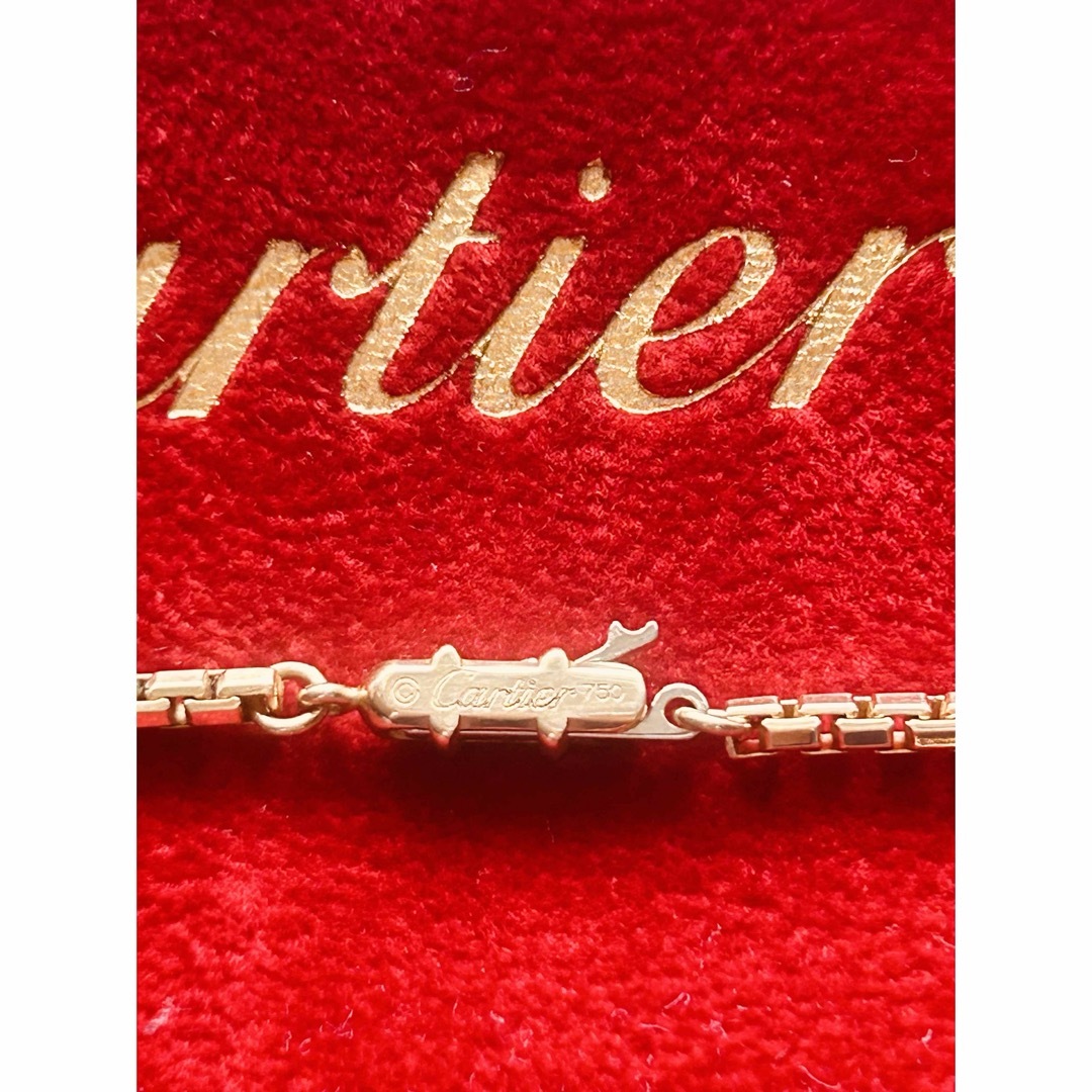 Cartier(カルティエ)の【期間限定値下げ/美品】CARTIER デザインネックレス YG 750  レディースのアクセサリー(ネックレス)の商品写真
