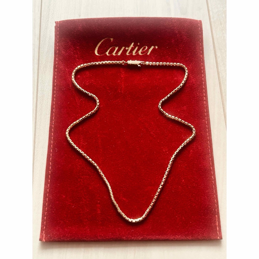 Cartier(カルティエ)の【期間限定値下げ/美品】CARTIER デザインネックレス YG 750  レディースのアクセサリー(ネックレス)の商品写真