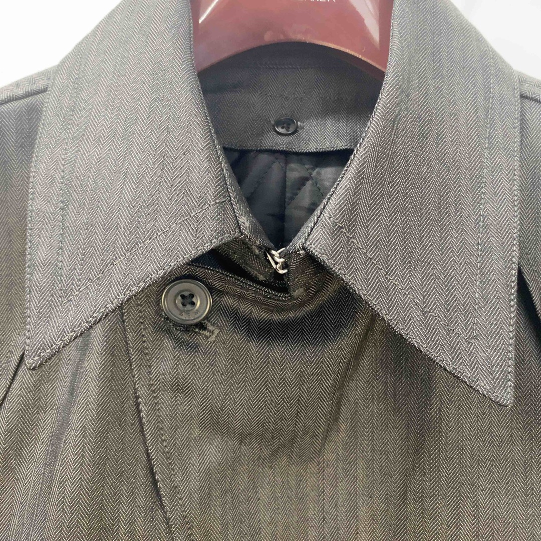 A.S.M ATELIER SAB MEN(エイエスエム)のA.S.M メンズ チェスターコート ブラック tk メンズのジャケット/アウター(チェスターコート)の商品写真