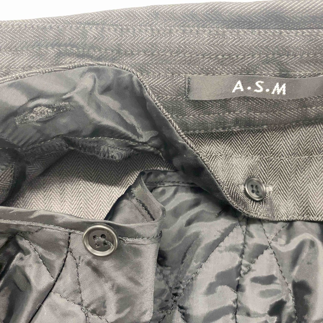 A.S.M ATELIER SAB MEN(エイエスエム)のA.S.M メンズ チェスターコート ブラック tk メンズのジャケット/アウター(チェスターコート)の商品写真