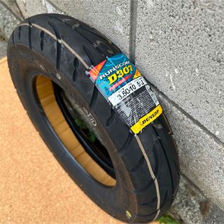 DUNLOP RUNSCOOT D307 3.50-10 51J バイク タイヤ(パーツ)