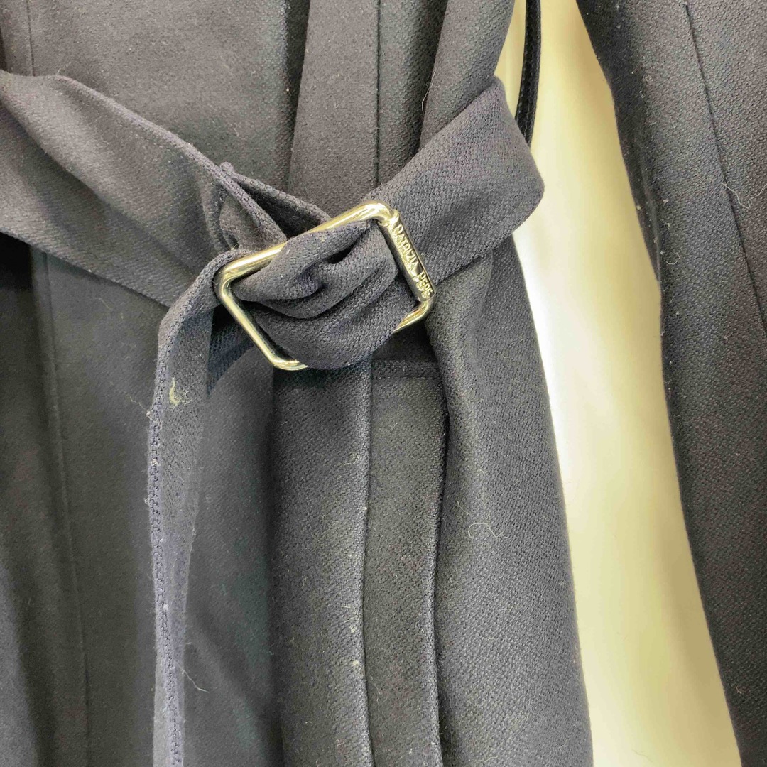 PATRIZIA PEPE(パトリツィアペペ)のPATRIZIA PEPE パトリツィアペペ レディース ロングコート　ネイビー　ベルト付き　毛混 レディースのジャケット/アウター(その他)の商品写真
