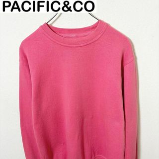 PACIFIC&CO 無地　プレーン　スウェット　トレーナー　古着　アメカジ(スウェット)