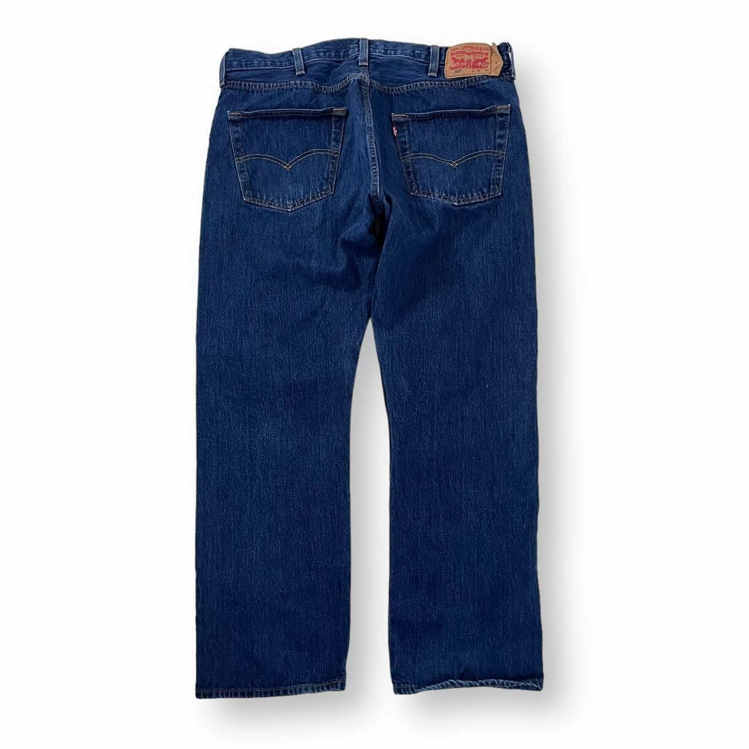 Levi's(リーバイス)の濃紺 リーバイス 501 w38 L30 デニム 古着 ジーンズ 大きいサイズ メンズのパンツ(デニム/ジーンズ)の商品写真