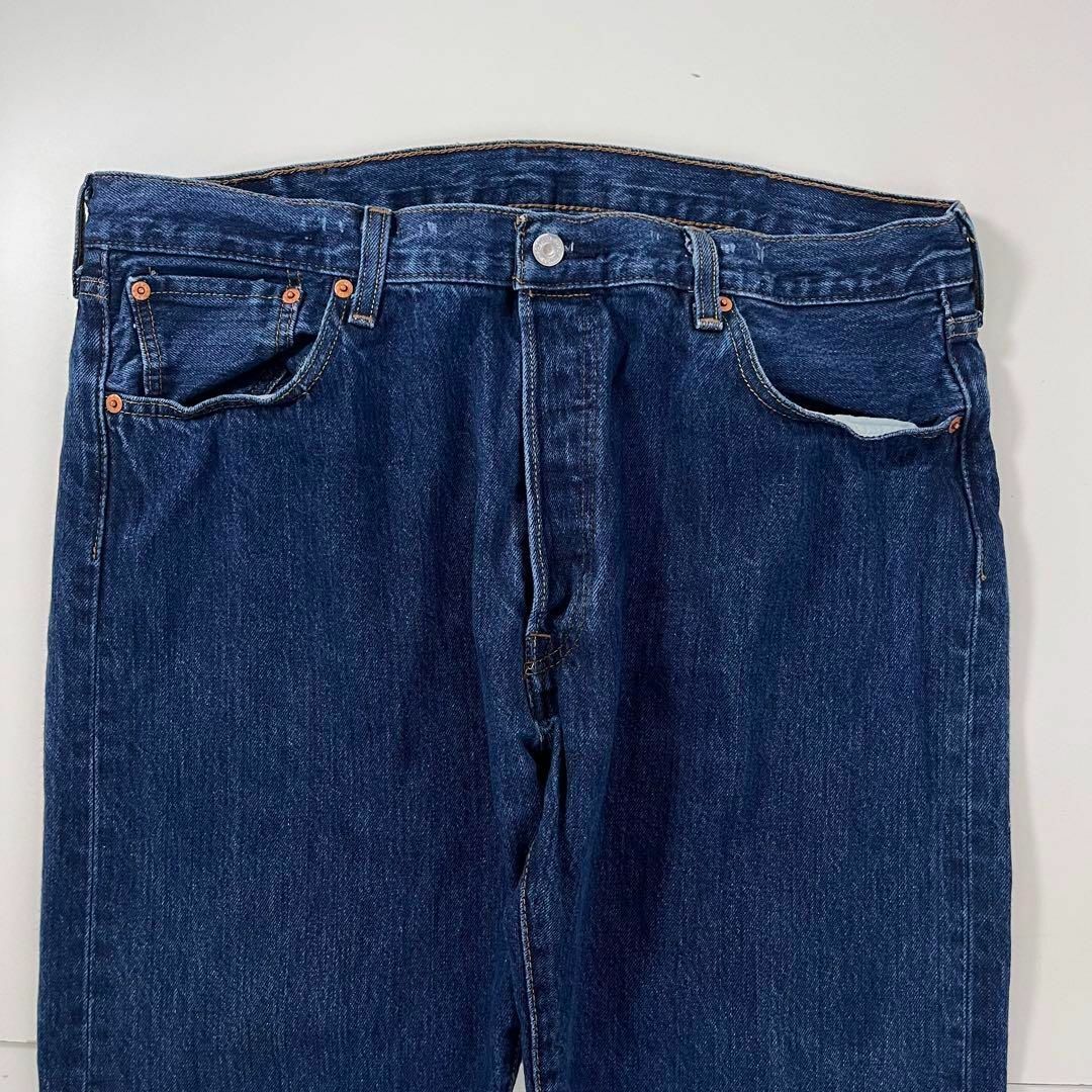 Levi's(リーバイス)の濃紺 リーバイス 501 w38 L30 デニム 古着 ジーンズ 大きいサイズ メンズのパンツ(デニム/ジーンズ)の商品写真