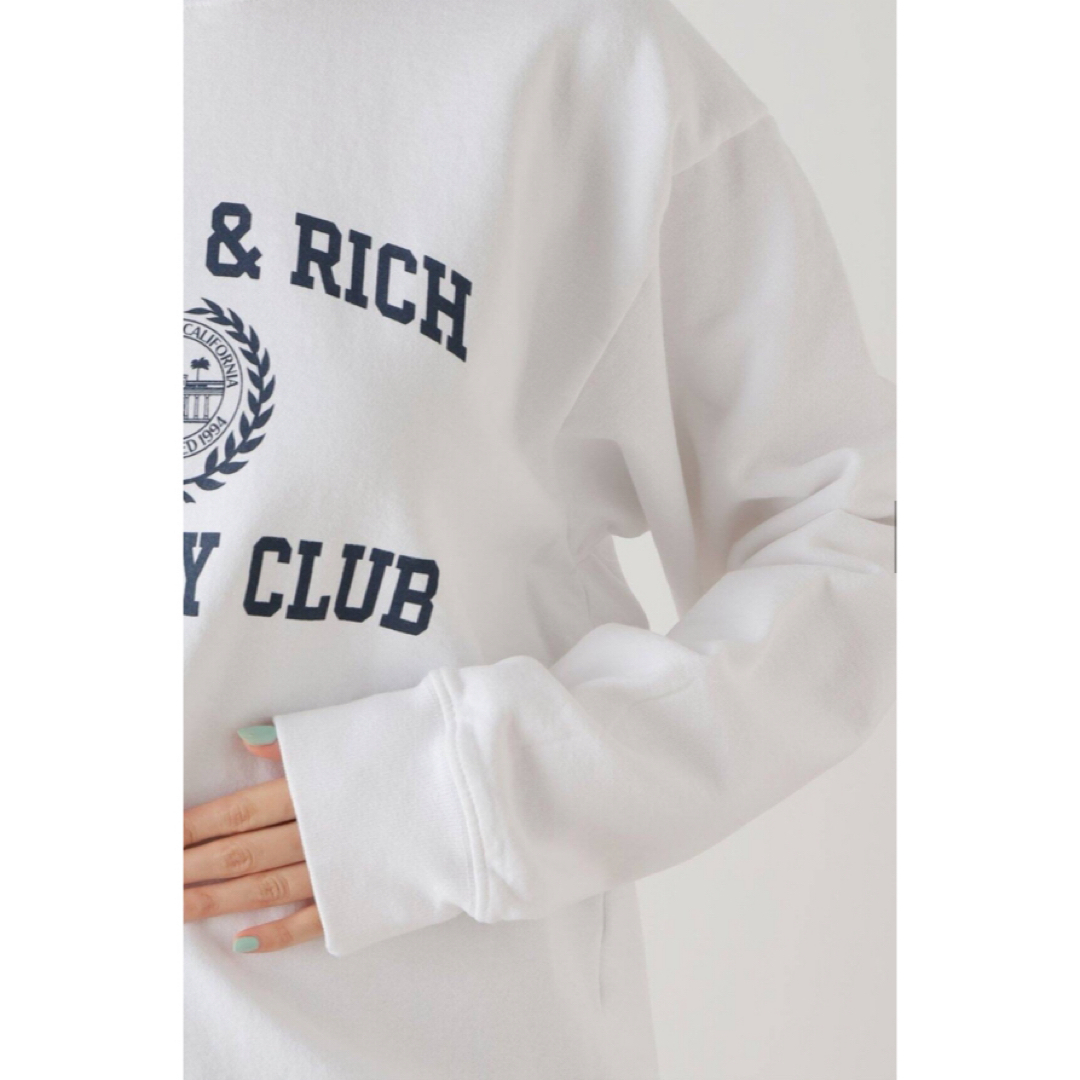 L'Appartement DEUXIEME CLASSE(アパルトモンドゥーズィエムクラス)のアパルトモン購入◆スポーティアンドリッチ◆CREW NECK SWEAT   レディースのトップス(トレーナー/スウェット)の商品写真