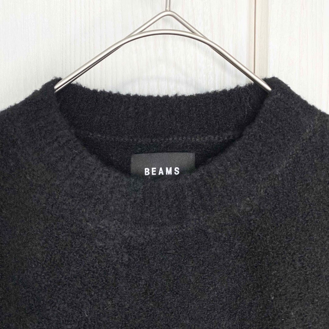 BEAMS(ビームス)の【試着のみ】 BEAMS クルーネック ブークレ ニット メンズのトップス(ニット/セーター)の商品写真