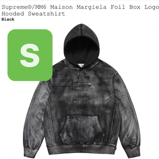 エムエムシックス(MM6)のSupreme x MM6 Foil Box Logo Hooded(パーカー)