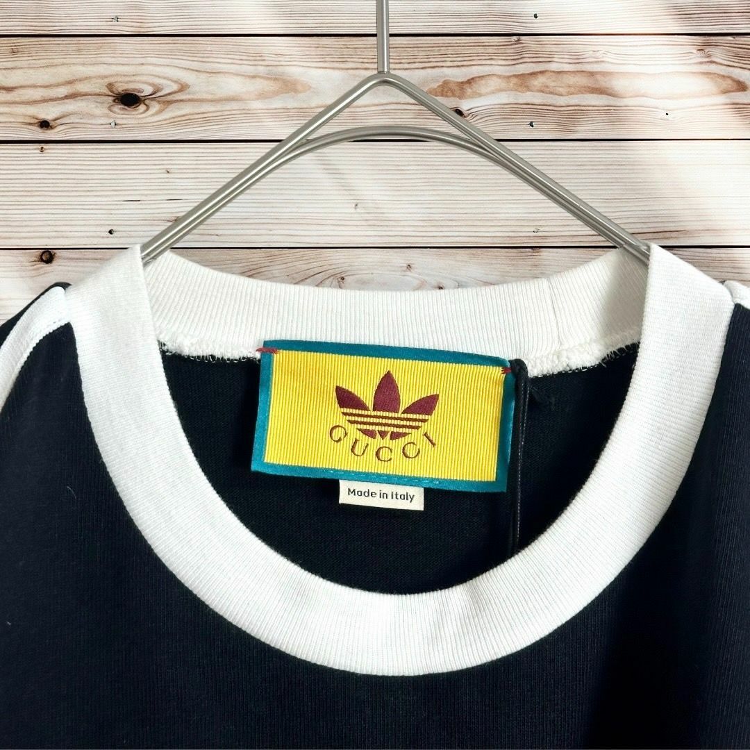 Gucci(グッチ)のタグ付き☆超人気モデル☆GUCCI × adidas ロングスリーブ Tシャツ  メンズのトップス(Tシャツ/カットソー(七分/長袖))の商品写真