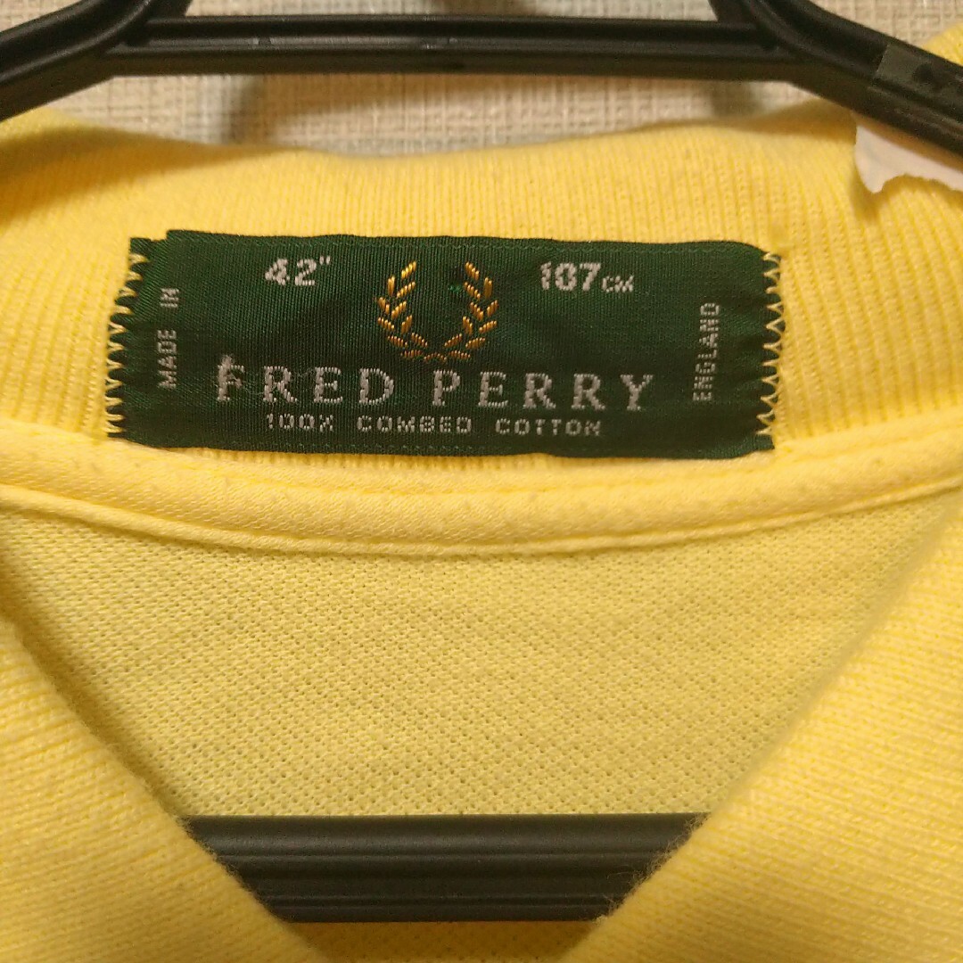 FRED PERRY(フレッドペリー)の【イングランド製】FRED PERRY フレッドペリー ポロシャツ XL メンズのトップス(ポロシャツ)の商品写真