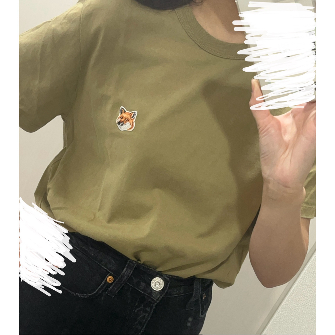 MAISON KITSUNE'(メゾンキツネ)の【MAISON KITSUNE】Tシャツ　カーキ　 メンズのトップス(Tシャツ/カットソー(半袖/袖なし))の商品写真