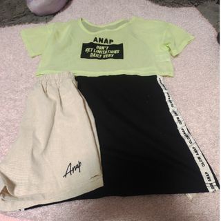 アナップキッズ(ANAP Kids)のANAPKIDS　ワンピース120　パンツ130(ワンピース)