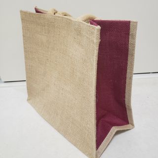 ムジルシリョウヒン(MUJI (無印良品))の無印　ジュートマイバックA4　限定カラー(トートバッグ)