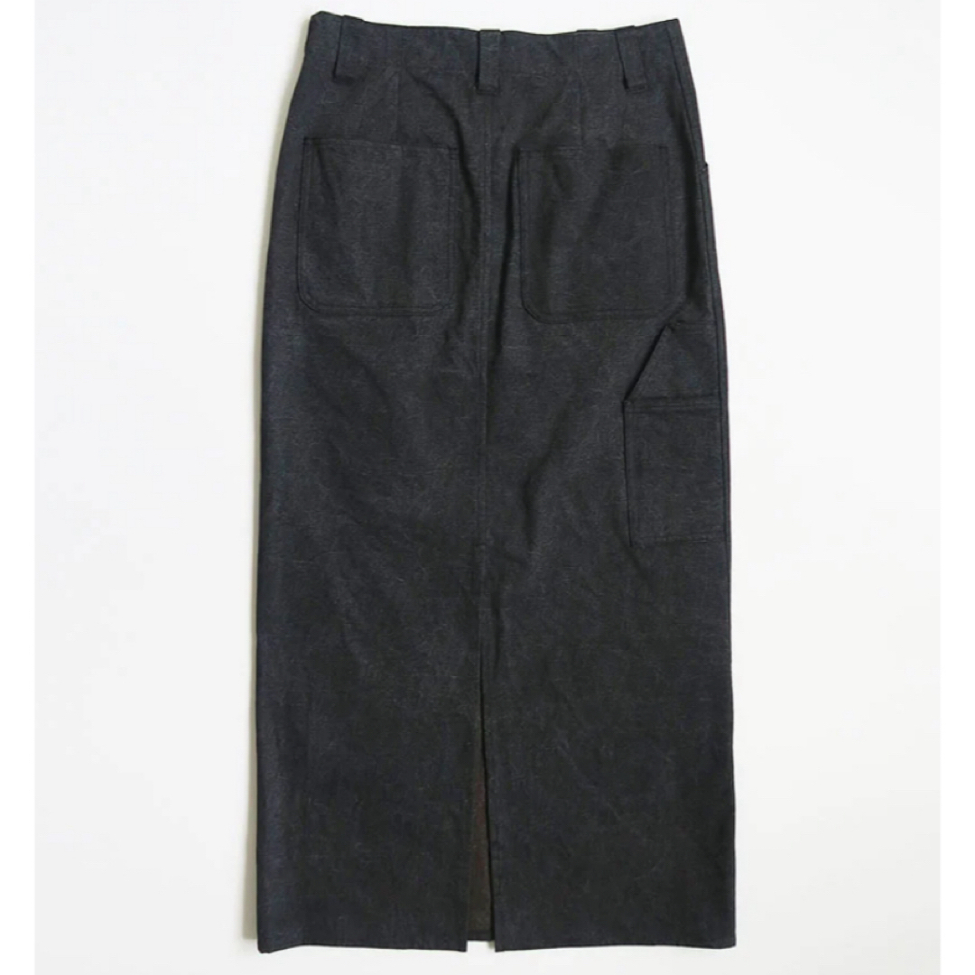 AURALEE(オーラリー)のAURALEE WASHED HARDTWIST CANVAS SKIRT レディースのスカート(ロングスカート)の商品写真