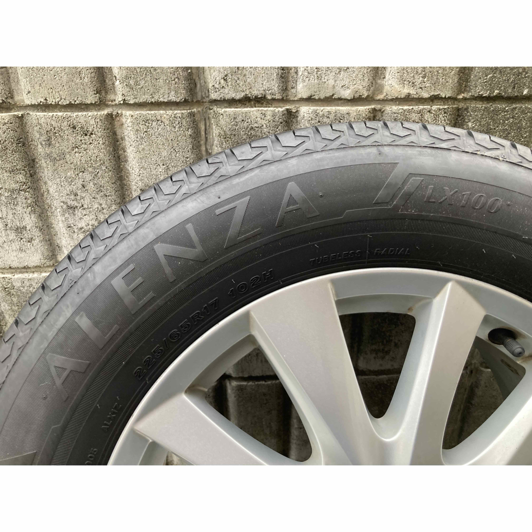 BRIDGESTONE(ブリヂストン)の超お買得品！Bridgestone alenza 225/65r17 ホイール付 自動車/バイクの自動車(タイヤ・ホイールセット)の商品写真