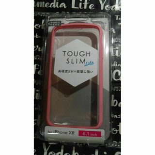 エレコム(ELECOM)のiPhone XR TOUGH SLIM LITE フレームカラー ピンク 桃(iPhoneケース)