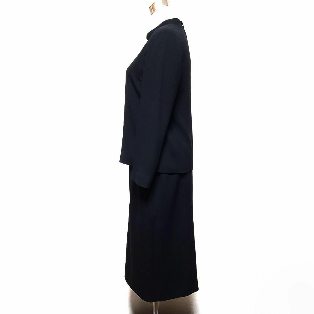 TOKYO IGIN(トウキョウイギン)のトウキョウイギン　ブラック　フォーマルセットアップ　サイズ9AR（約Mサイズ相当 レディースのフォーマル/ドレス(礼服/喪服)の商品写真