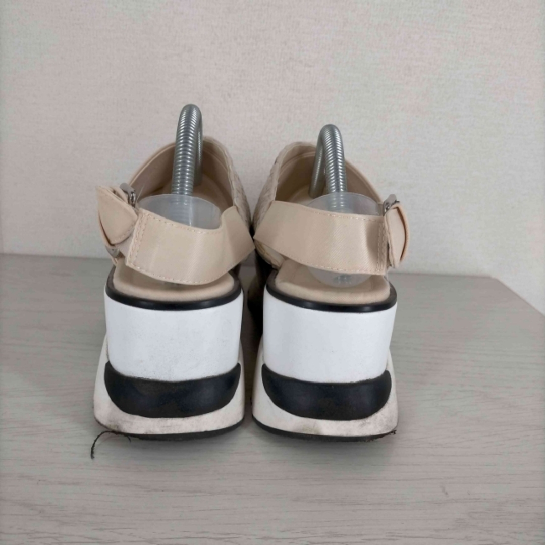 SNIDEL(スナイデル)のsnidel(スナイデル) 編み込み厚底サンダル レディース シューズ パンプス レディースの靴/シューズ(ハイヒール/パンプス)の商品写真