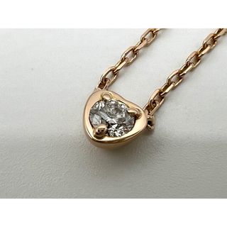 カルティエ(Cartier)のCartier カルティエ ディアマンレジェ ドゥ ネックレス ハート 750 K18 PG ピンクゴールド ダイヤモンド 新品仕上げ (ネックレス)